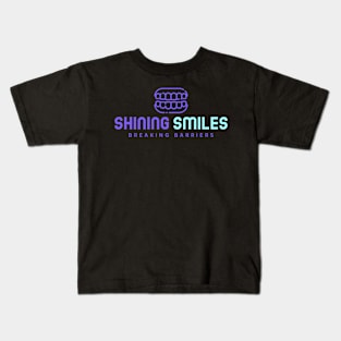 SHINING SMILES BREAKING BARRIERS Kids T-Shirt